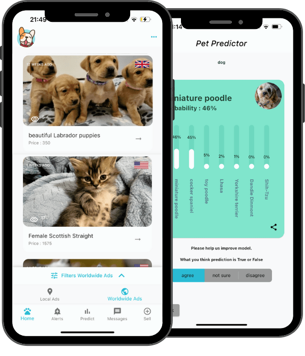 RehomePets.app Features